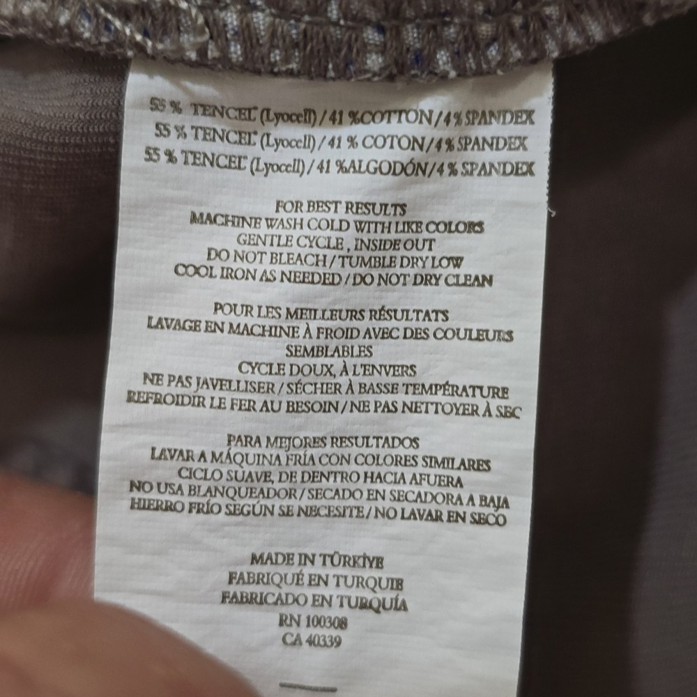 Peter Millar Crown Crafted‎ 5 Pocket Pants Mens 40x32 Tencel Stretch Gray Taupe - Picture 11 of 16